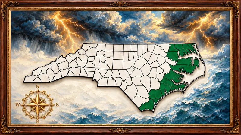 [Company Name] service coverage map across Eastern North Carolina - Click to view all locations
